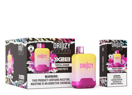 DRIIIZY Smoke X2 Dual Tank Disposable Vape My VIP Distro DRIIIZY Smoke X2 Dual Tank Disposable Vape My VIP Distro