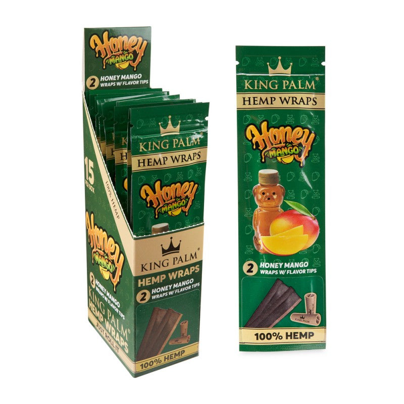 King Palm 2pk Wraps Display 15CT