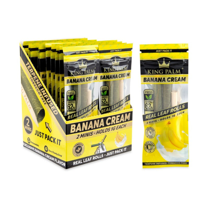 King Palm Flavored 2pk Mini Cones Display 20CT