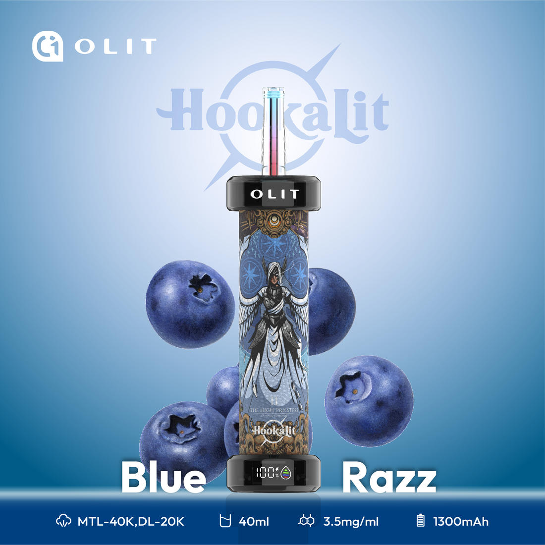 Hooka LIT 40K Nic Hookah Disposable Vape [1PC]