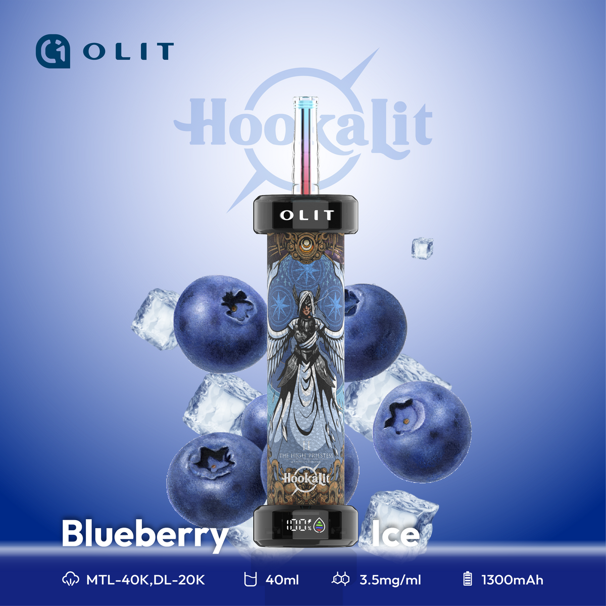 Hooka LIT 40K Nic Hookah Disposable Vape [1PC]