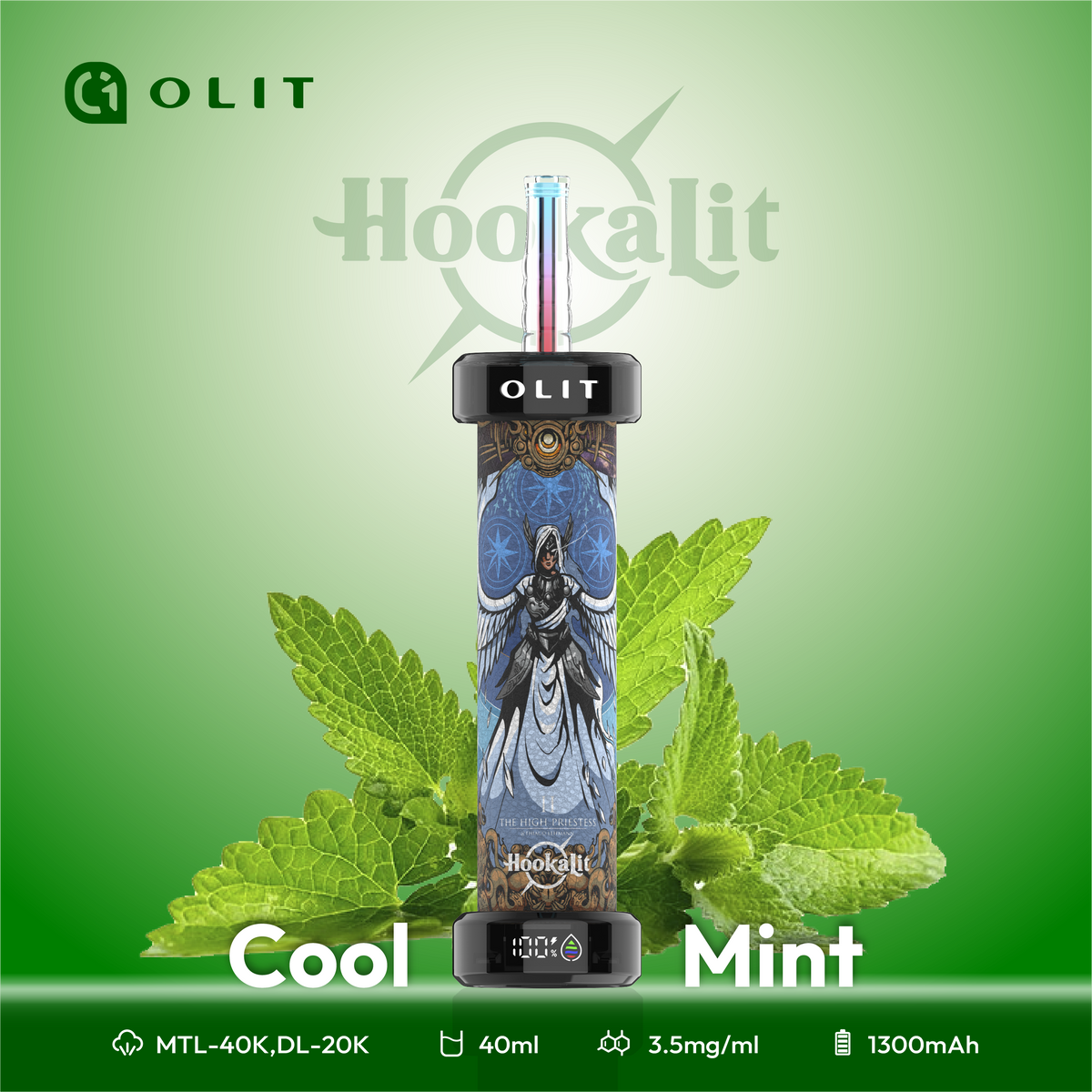 Hooka LIT 40K Nic Hookah Disposable Vape [1PC]