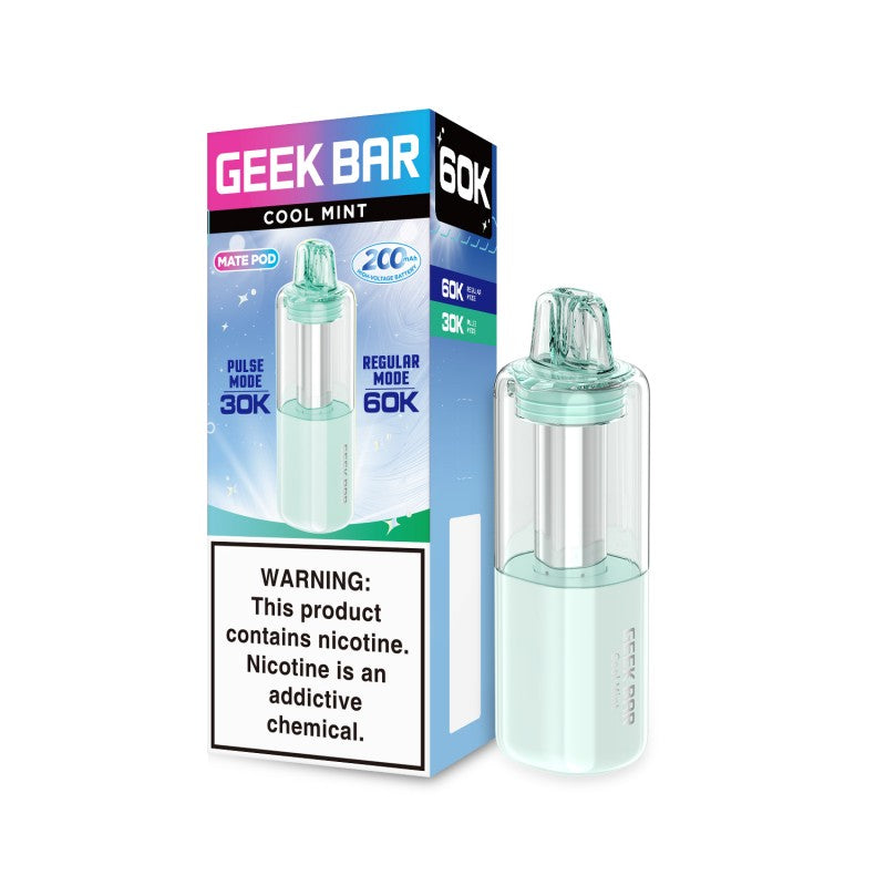 Geek Bar MATE 60K Disposable Pod 5% (Display Box of 5) (Master Case of 100)
