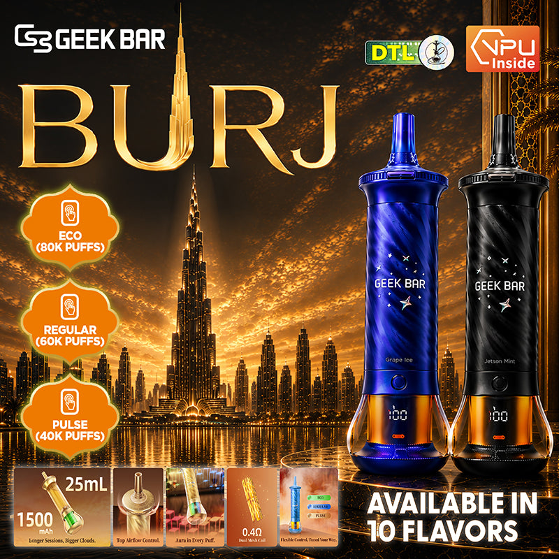 Geek Bar Burj Disposable (Display Box of 5) (Master Case of 100)