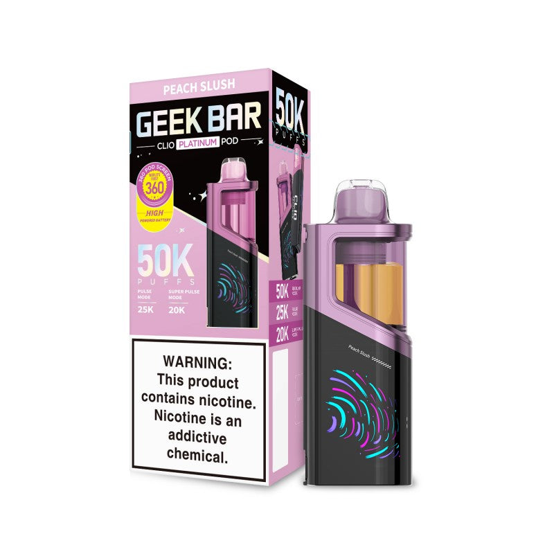 Geek Bar CLIO Platinum Disposable Pod 5% (Display Box of 5) (Master Case of 100)