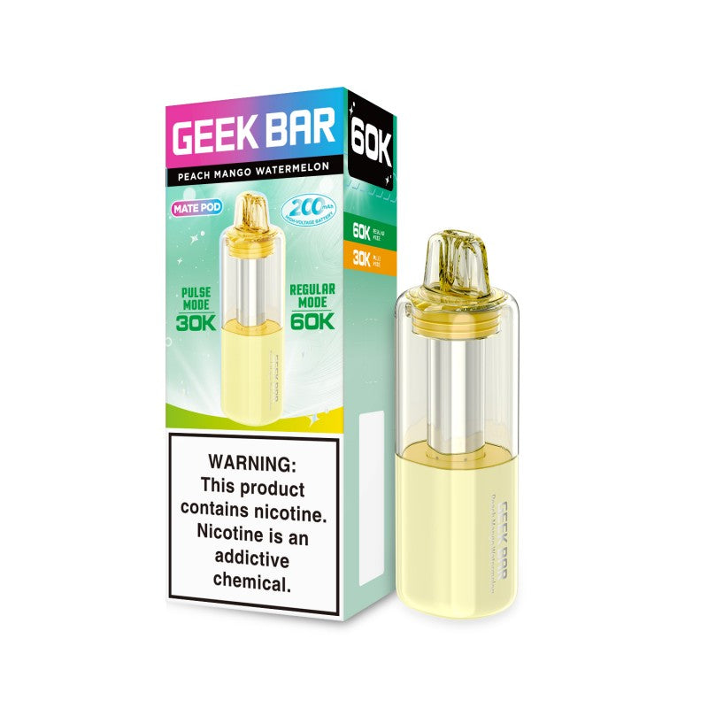 Geek Bar MATE 60K Disposable Pod 5% (Display Box of 5) (Master Case of 100)