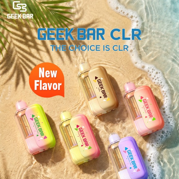 Geek Bar CLR Disposable 5% (Display Box of 5) (Master Case of 150)