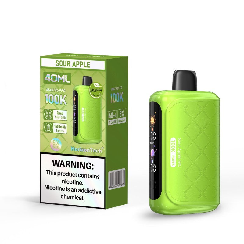 HorizonTech 100K Disposable 5% (Display Box of 5) (Master Case of 100)