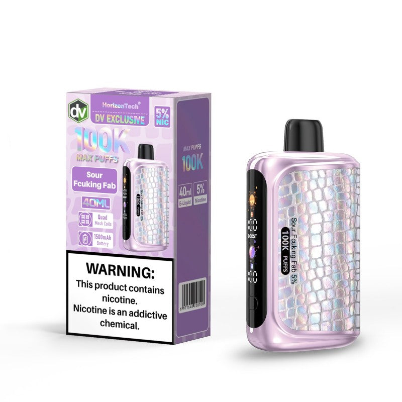 HorizonTech 100K Disposable 5% (Display Box of 5) (Master Case of 100)