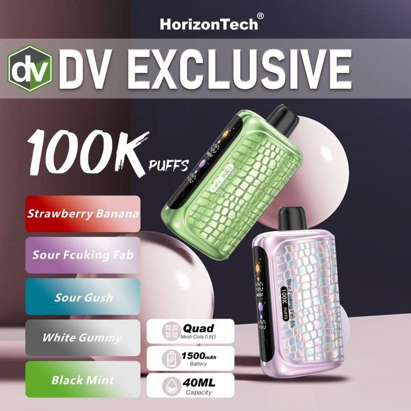 HorizonTech 100K Disposable 5% (Display Box of 5) (Master Case of 100)