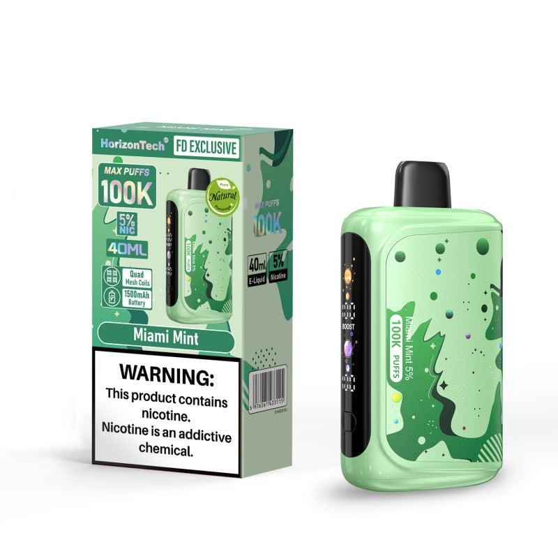 HorizonTech 100K Disposable 5% (Display Box of 5) (Master Case of 100)