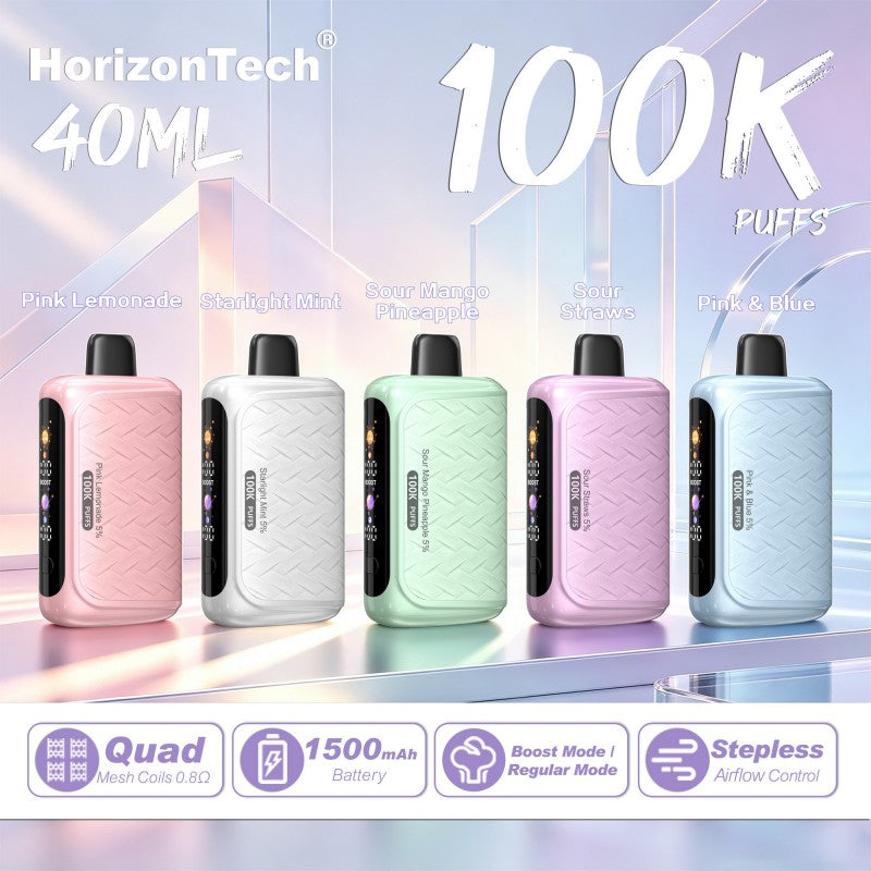 HorizonTech 100K Disposable 5% (Display Box of 5) (Master Case of 100)