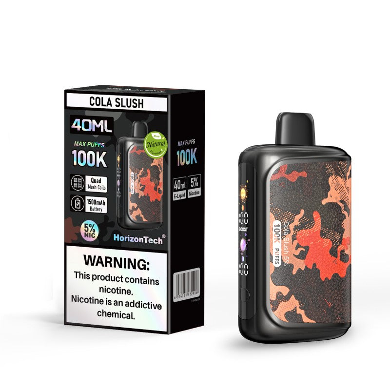 HorizonTech 100K Disposable 5% (Display Box of 5) (Master Case of 100)