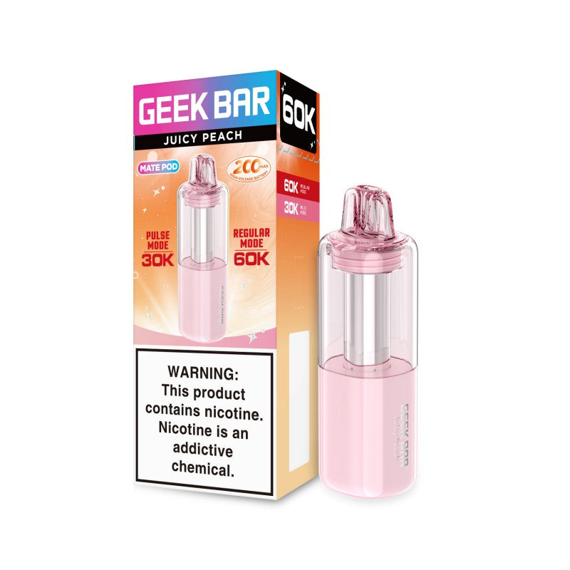 Geek Bar MATE 60K Disposable Pod 5% (Display Box of 5) (Master Case of 100)