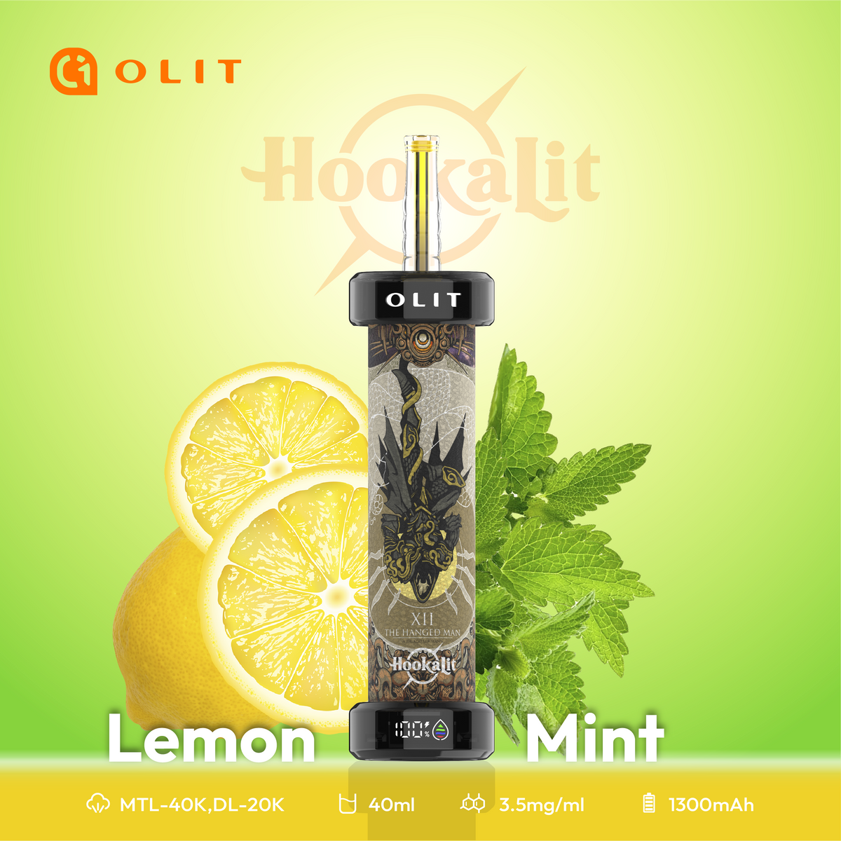 Hooka LIT 40K Nic Hookah Disposable Vape [1PC]