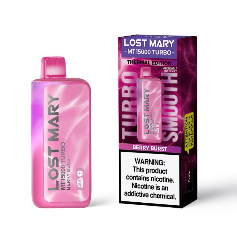 Lost Mary MT15000 Turbo Disposable 5% (Display Box of 5)