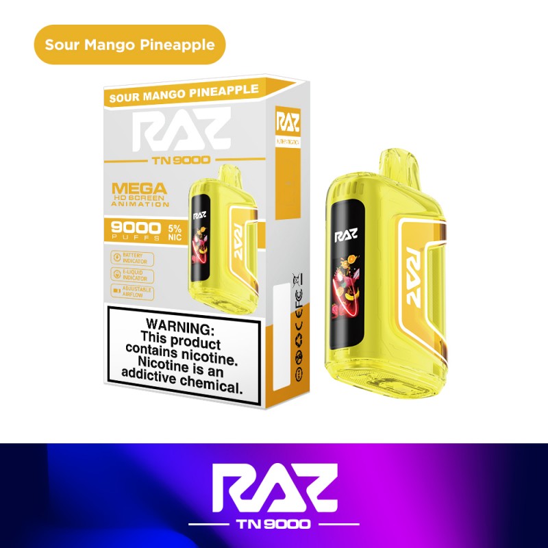 RAZ TN9000 Disposable 5% (Display Box of 5)