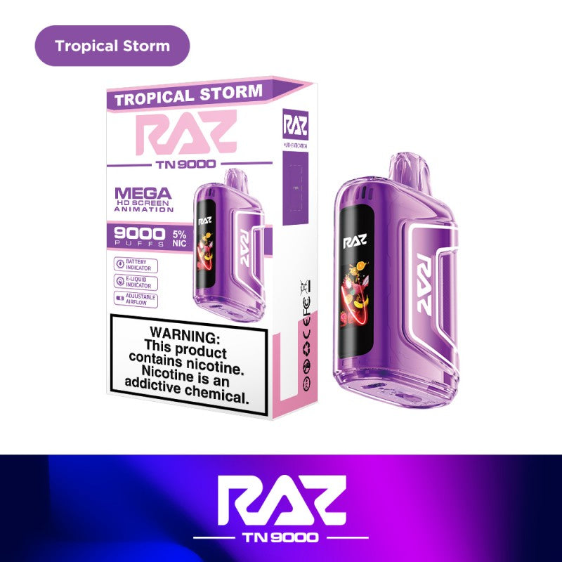 RAZ TN9000 Disposable 5% (Display Box of 5)