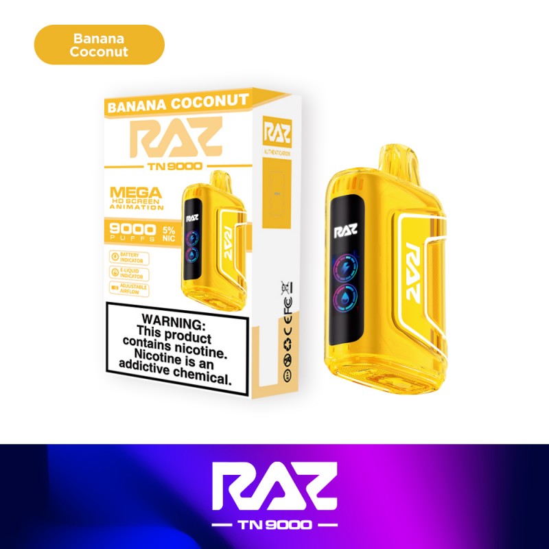 RAZ TN9000 Disposable 5% (Display Box of 5)