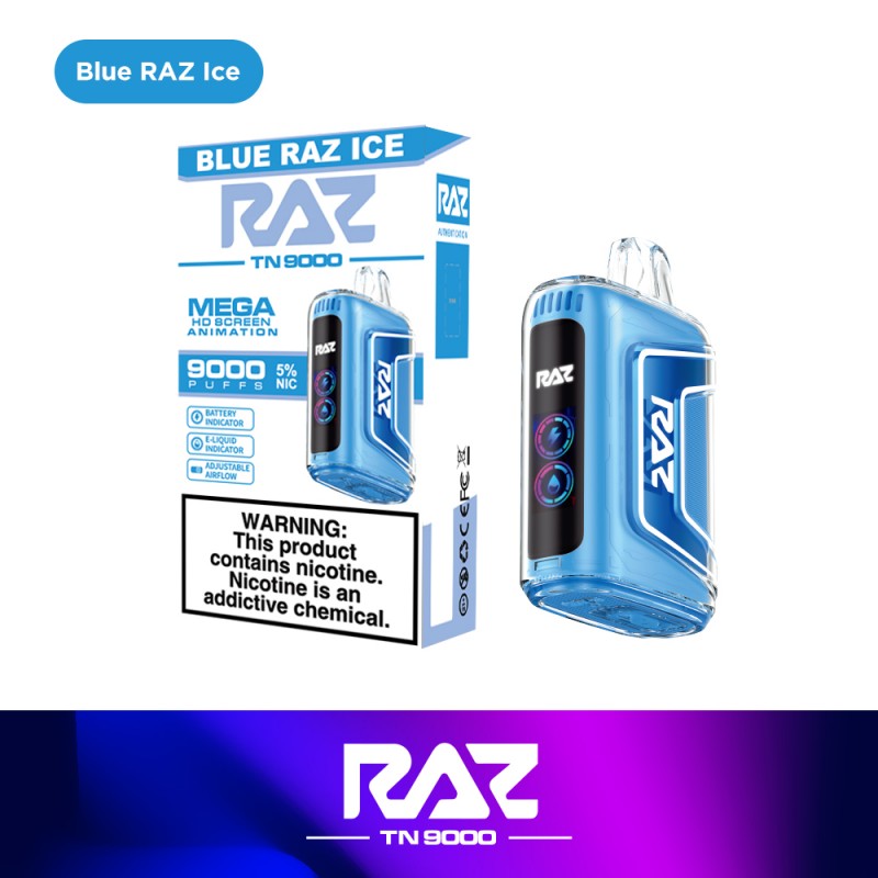 RAZ TN9000 Disposable 5% (Display Box of 5) My VIP Distro RAZ TN9000 Disposable 5% (Display Box of 5) My VIP Distro