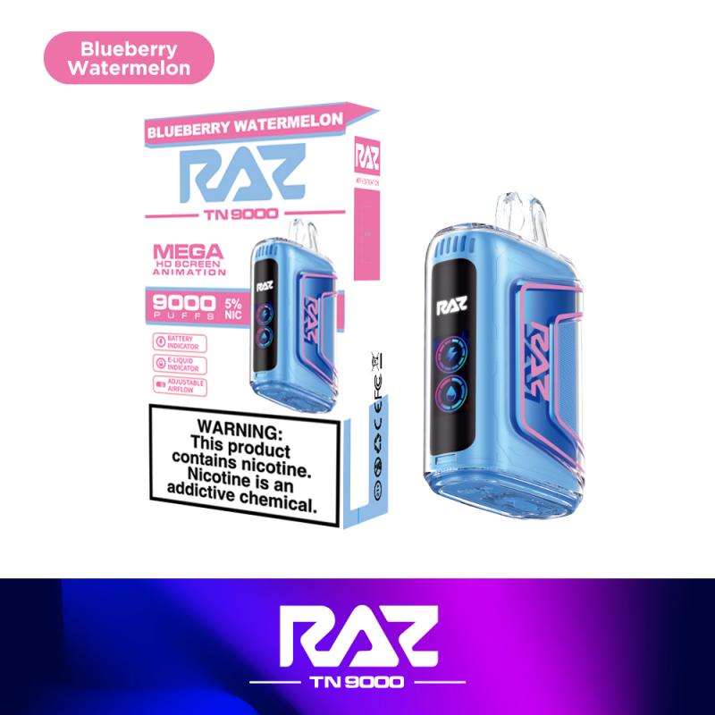 RAZ TN9000 Disposable 5% (Display Box of 5)