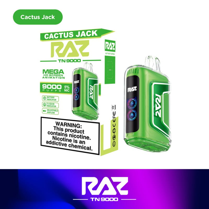 RAZ TN9000 Disposable 5% (Display Box of 5)