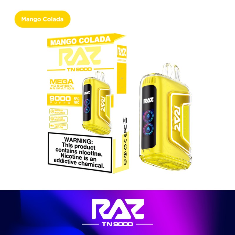 RAZ TN9000 Disposable 5% (Display Box of 5)