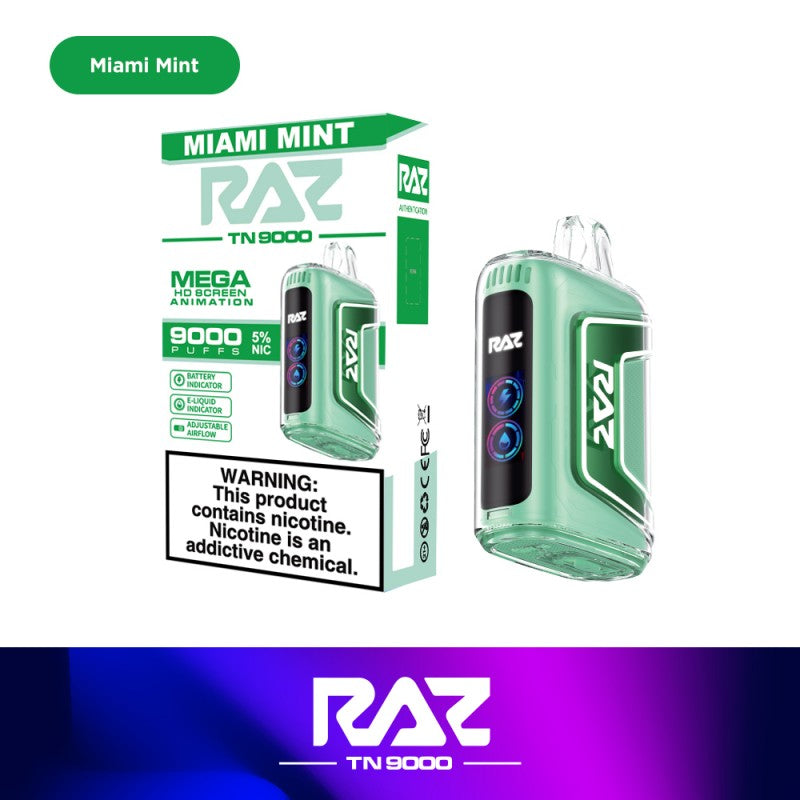 RAZ TN9000 Disposable 5% (Display Box of 5)