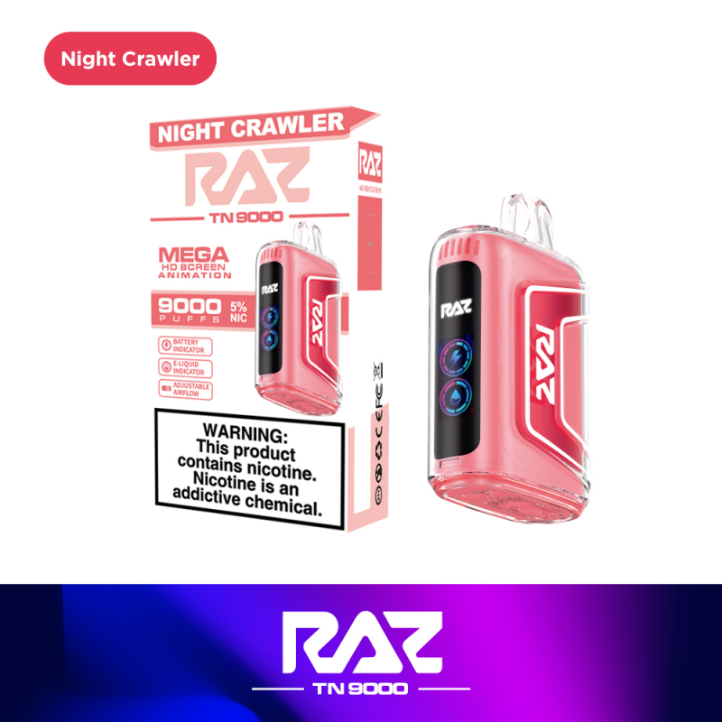 RAZ TN9000 Disposable 5% (Display Box of 5)