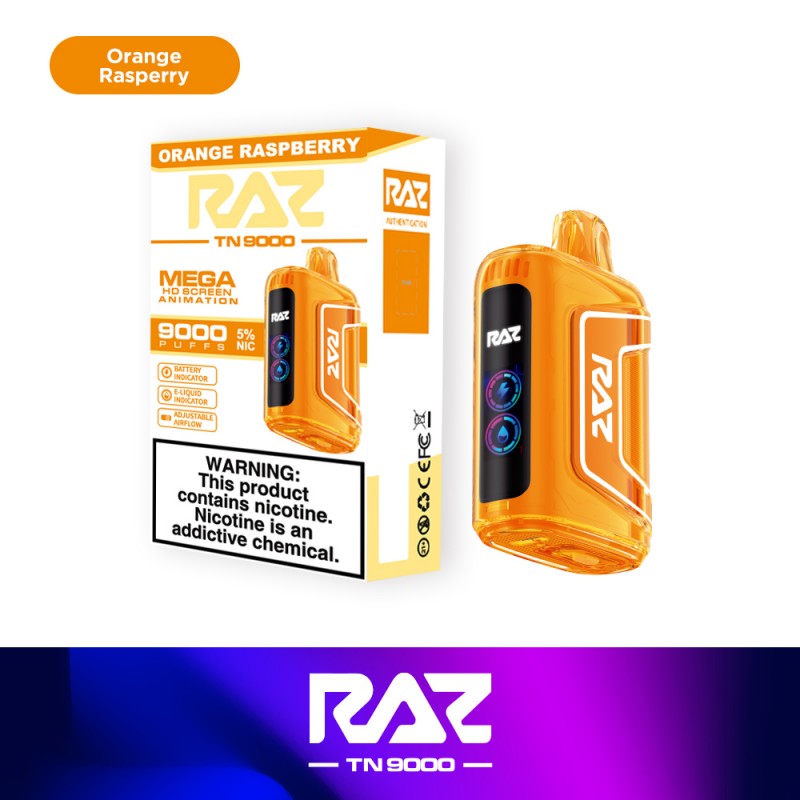 RAZ TN9000 Disposable 5% (Display Box of 5)