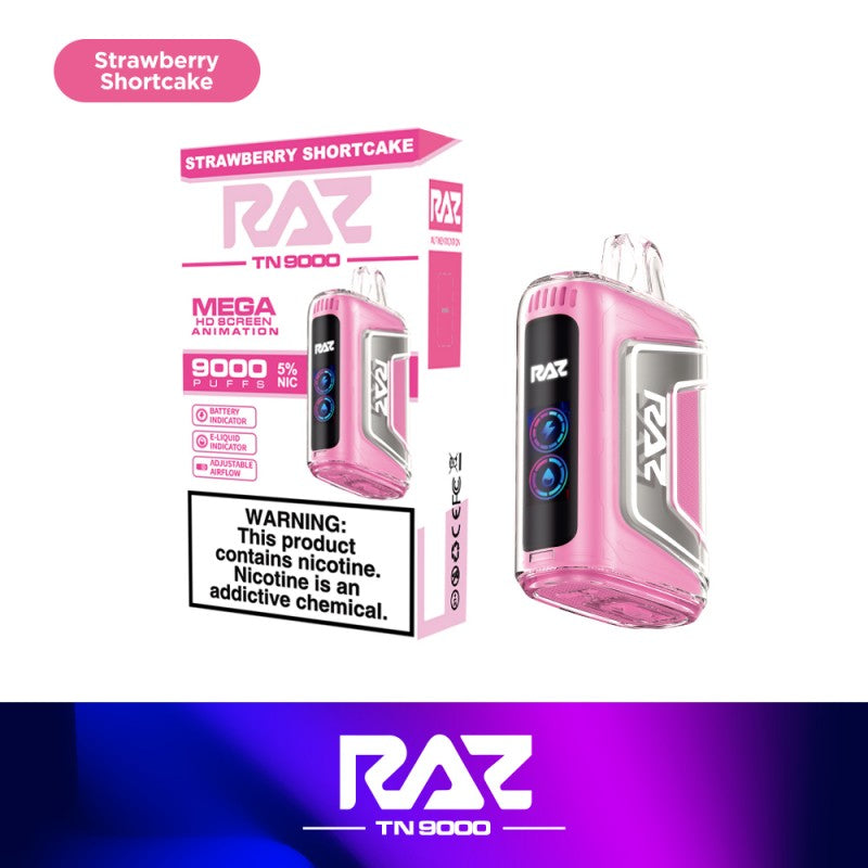 RAZ TN9000 Disposable 5% (Display Box of 5)