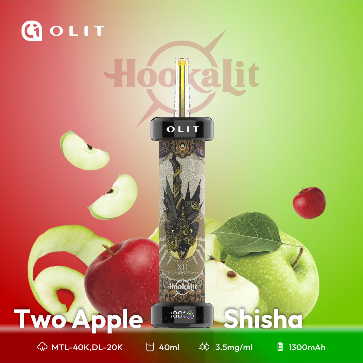 Hooka LIT 40K Nic Hookah Disposable Vape [1PC]