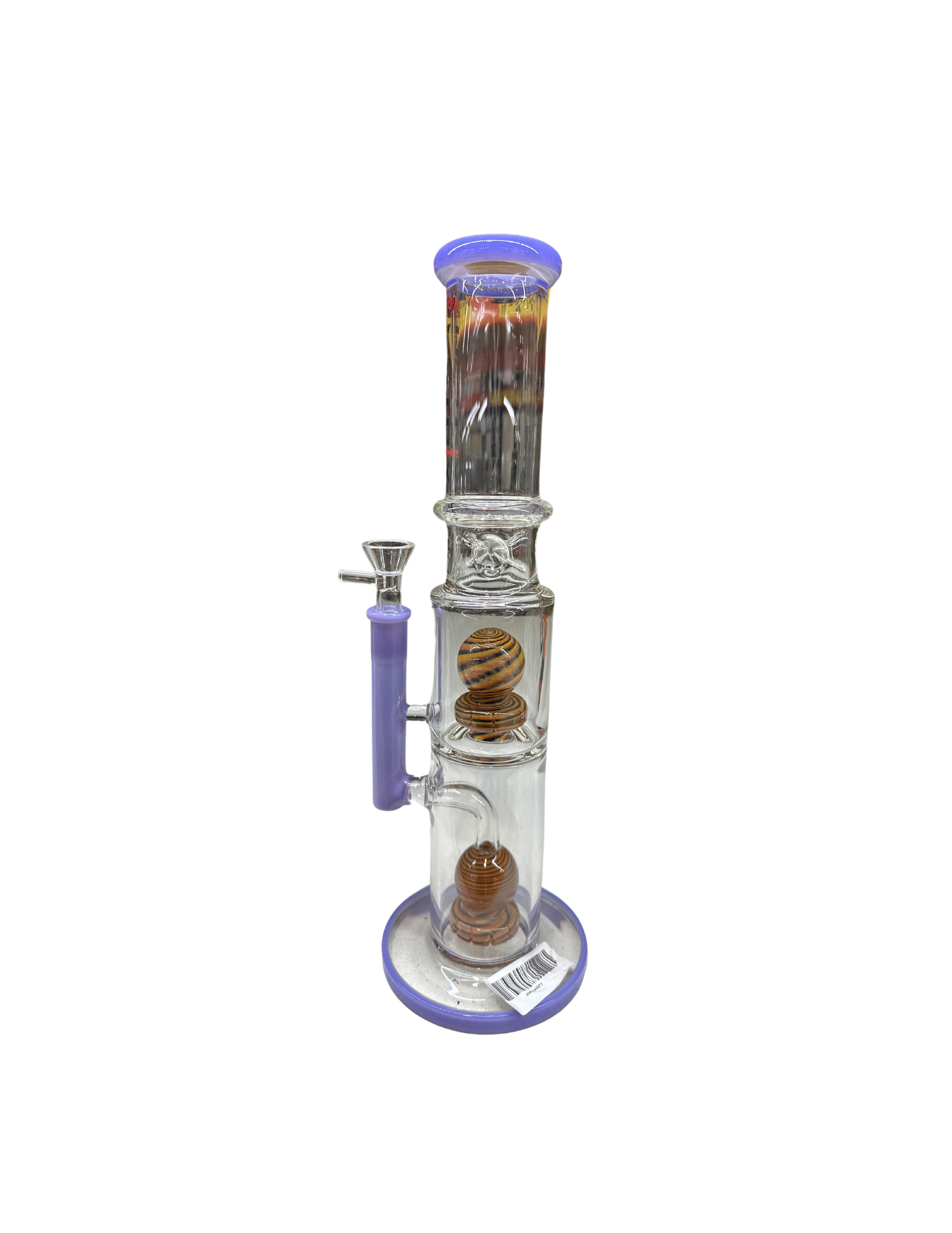 METRIX 14 INCH WATERPIPE 2 SWIRLS