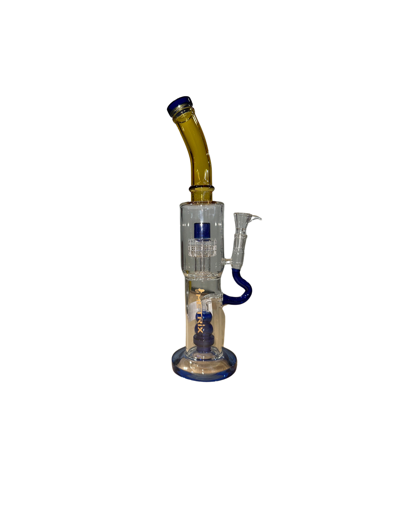 METRIX 12 INCH WATERPIPE WITH DUO COLOR AND PERC