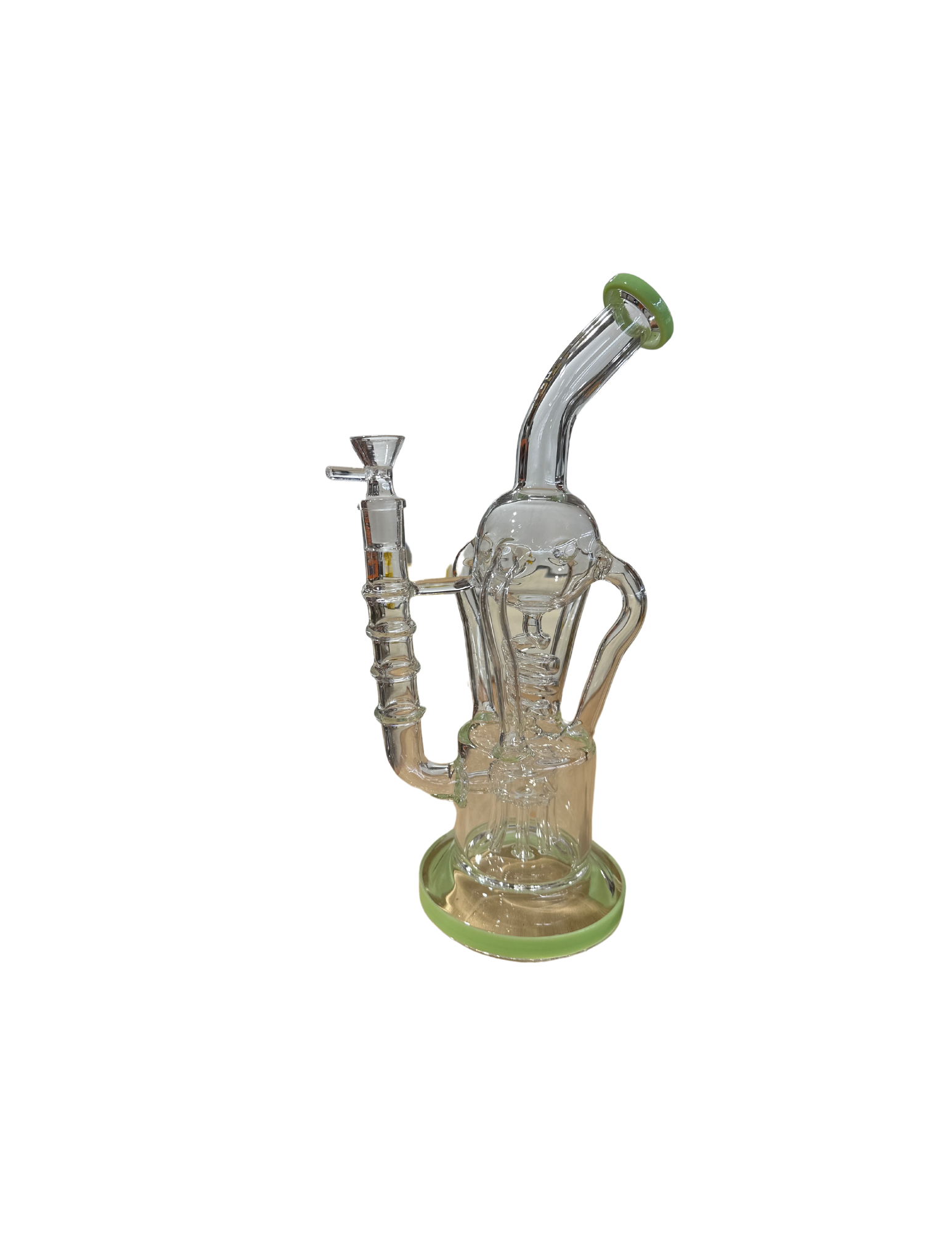 METRIX 14 INCH SWIRL BALL RECYCLER WITH TUBE PERC