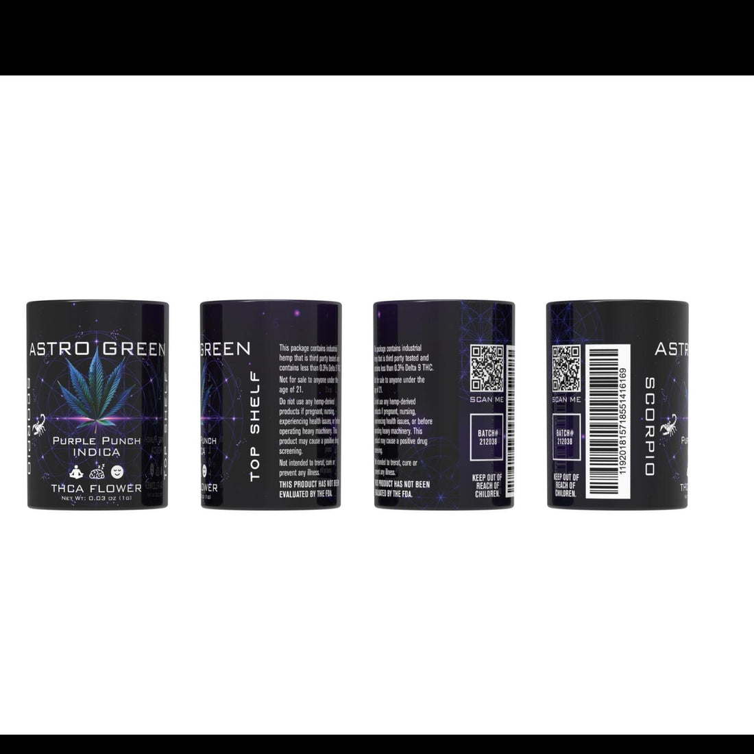 ASTRO GREEN 1G JAR (20 COUNT)