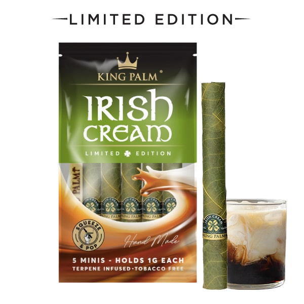 King Palm 5 Mini Rolls – Irish Cream – Limited Edition